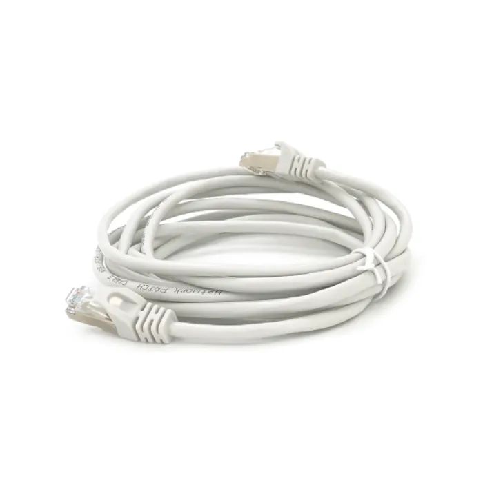 Патч-корд 3м FTP cat.5e, CU, RJ45, grey Merlion (PCM-CU-5E/3G)