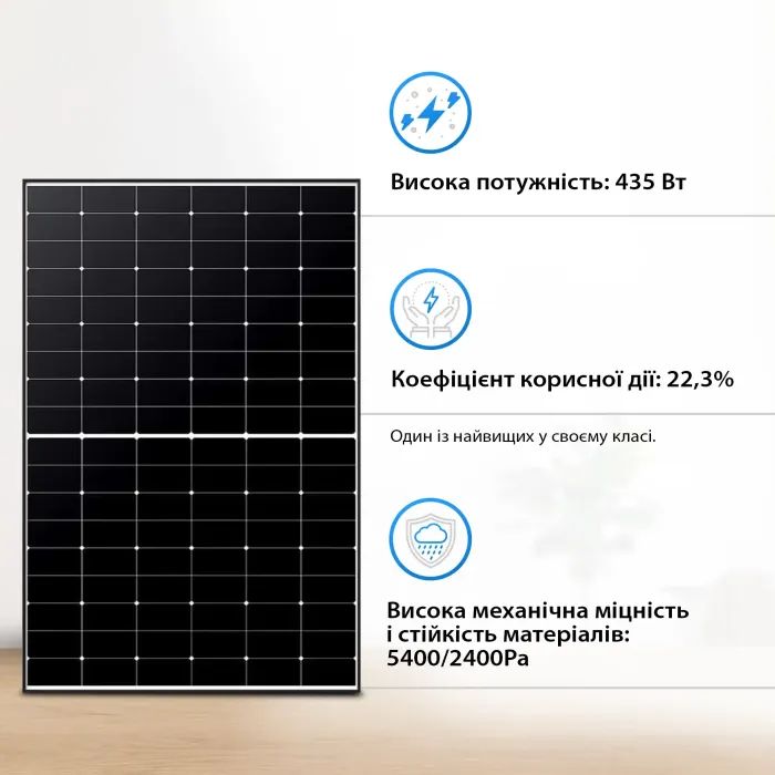 Солнечная панель Longi LR5-54HTH-435M 435W (LR5-54HTH-435M) изображение 3