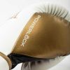 Боксерские перчатки Everlast PowerLock Boxing Training Gloves P00003051 білий, золотий 16 унцій (009283620134) изображение 2