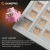 Клавиатура GamePro MK160 V2 Warden QLAB Sakura Linear RGB USB UA White (MK160-V2-BL-QS) изображение 13