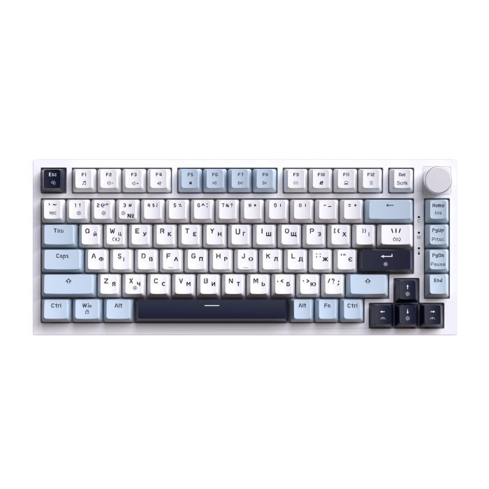 Клавиатура GamePro MK160 V2 Warden QLAB Sakura Linear RGB USB UA Black (MK160-V2-B-QS)