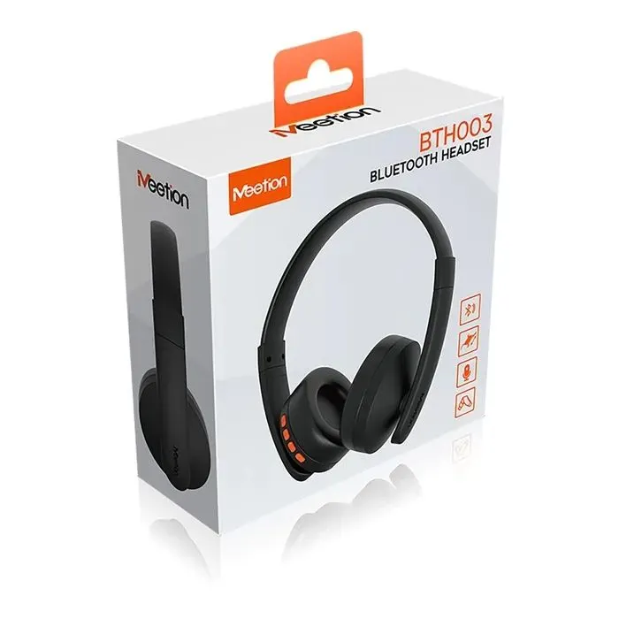 Наушники Meetion BTH003 Black/Orange (MT-BTH003-A) изображение 6