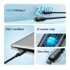 Дата кабель USB-C to USB-C 3.0m 240W black Baseus (CAWJ040201) изображение 8