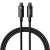 Дата кабель USB-C to USB-C 3.0m 240W black Baseus (CAWJ040201)