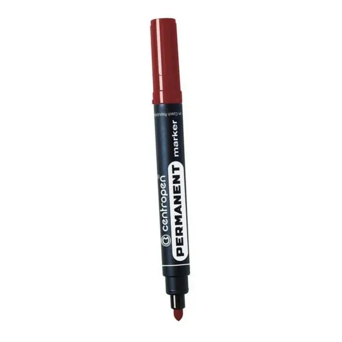 Маркер Centropen Permanent 8566 2,5 мм круглый коричневый (8566/07) изображение 2