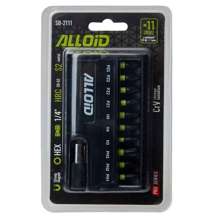 Набор бит Alloid Pro. 11 шт. (SB-2111) изображение 5