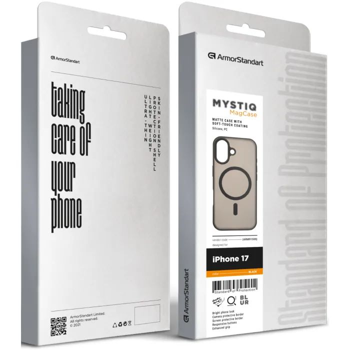 Чехол для мобильного телефона Armorstandart Mystiq MagCase Apple iPhone 17 Turquoise (ARM91594) изображение 3
