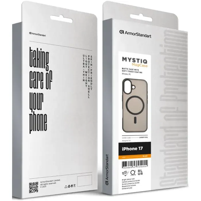 Чехол для мобильного телефона Armorstandart Mystiq MagCase Apple iPhone 17 Black (ARM91590) изображение 3