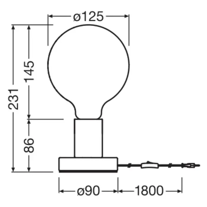 Настольная лампа Osram 1906 LETTER TABLE GAME ZONE 1.2W E27 (4058075853126) изображение 5