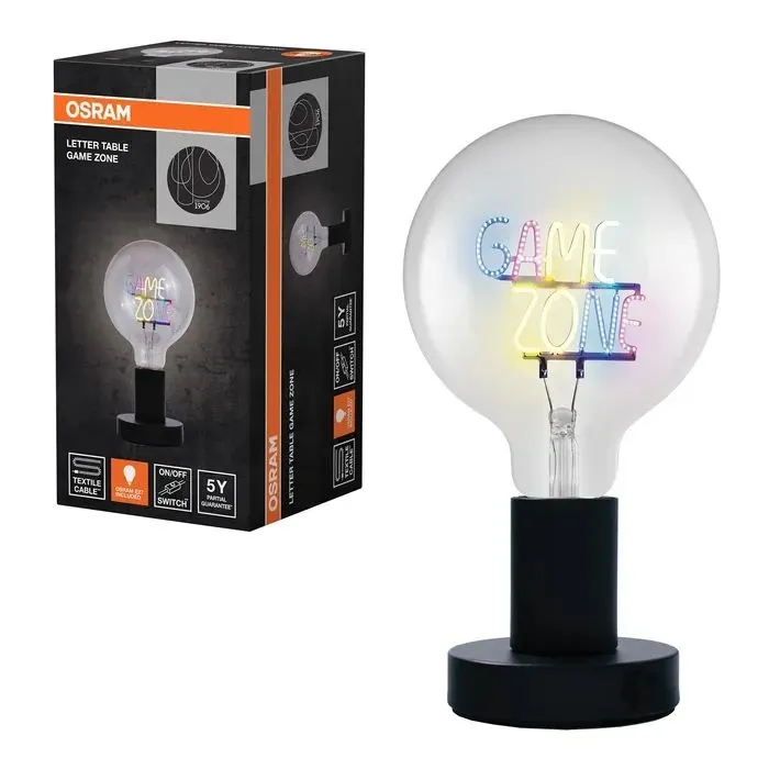 Настольная лампа Osram 1906 LETTER TABLE GAME ZONE 1.2W E27 (4058075853126) изображение 6