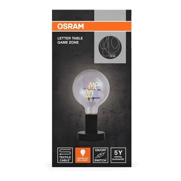 Настольная лампа Osram 1906 LETTER TABLE GAME ZONE 1.2W E27 (4058075853126) изображение 7