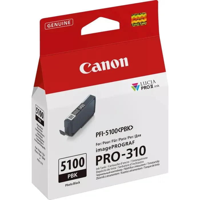 Картридж Canon PFI-5100 Photo Black (6952C001) зображення 2