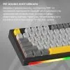 Клавиатура Ajazz AK820 V2 Coconut Flake Switch Wireless/Bluetooth/USB UA Black/Gray/Yellow (AK820-V2-CF-BGY) изображение 15