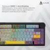 Клавиатура Ajazz AK820 V2 Coconut Flake Switch Wireless/Bluetooth/USB UA Black/Gray/Yellow (AK820-V2-CF-BGY) изображение 16