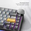 Клавиатура Ajazz AK820 V2 Coconut Flake Switch Wireless/Bluetooth/USB UA Black/Gray/Yellow (AK820-V2-CF-BGY) изображение 17