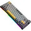 Клавиатура Ajazz AK820 V2 Coconut Flake Switch Wireless/Bluetooth/USB UA Black/Gray/Yellow (AK820-V2-CF-BGY) изображение 4