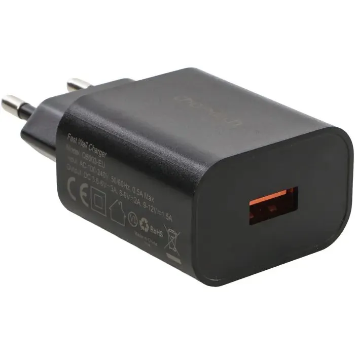 Зарядное устройство Choetech USB QC3.0 18W (Q5003-EU-BK)