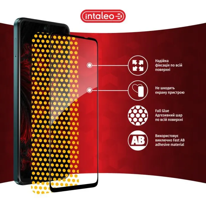 Скло захисне Intaleo Full Glue ESD Moto E15 Black (1283126633584) зображення 7
