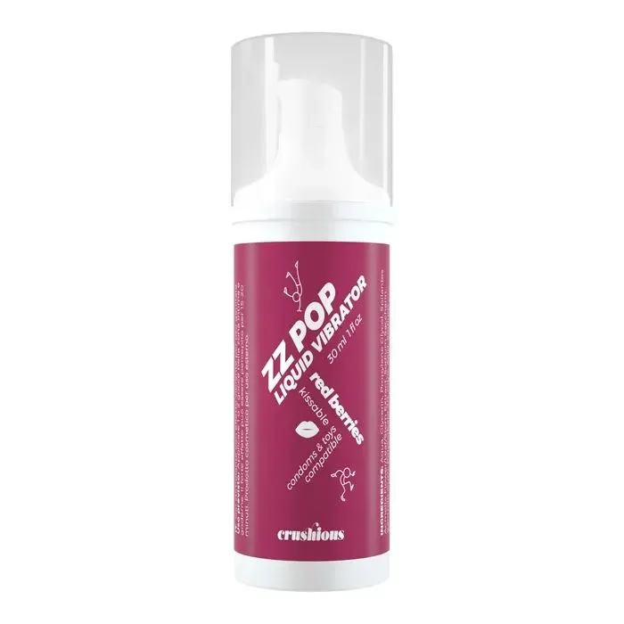 Лубрикант Crushious ZZ Pop Liquid Vibrator Red Berries 30 мл (7403254156920)