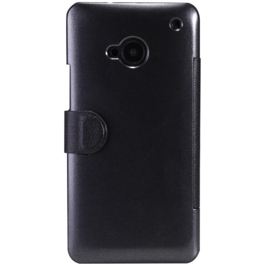 Чохол до мобільного телефона Nillkin для HTC ONE/M7- Fresh/ Leather/Black (6065681) зображення 2