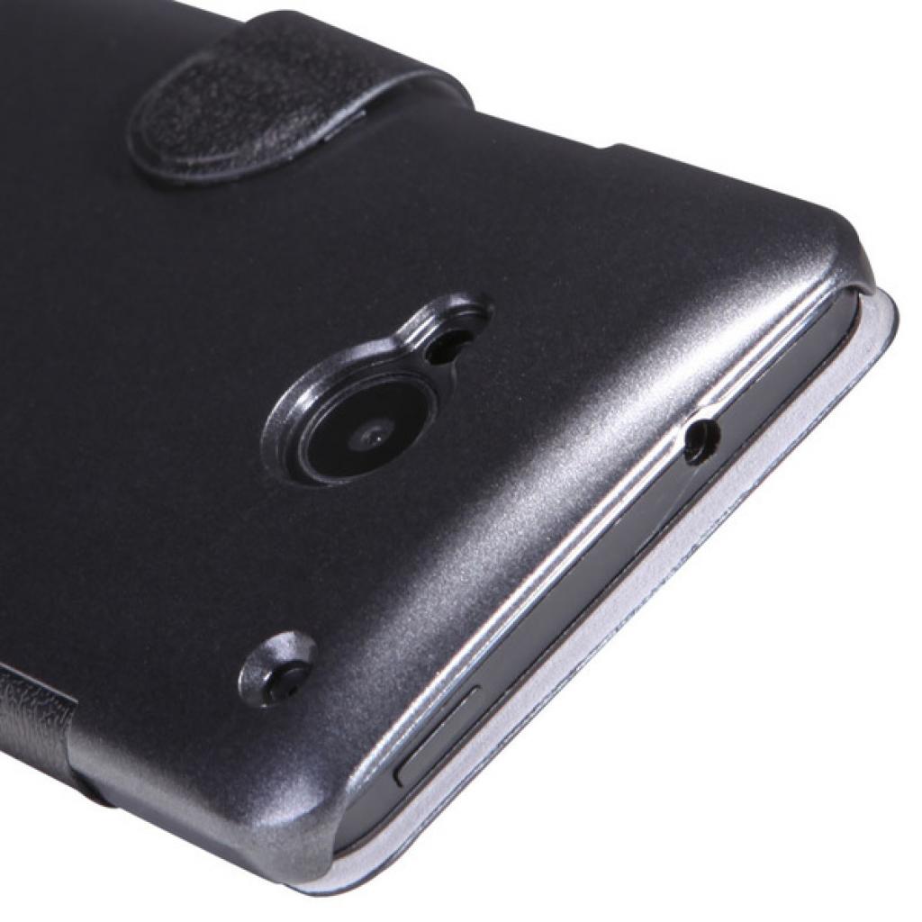 Чохол до мобільного телефона Nillkin для HTC ONE/M7- Fresh/ Leather/Black (6065681) зображення 5
