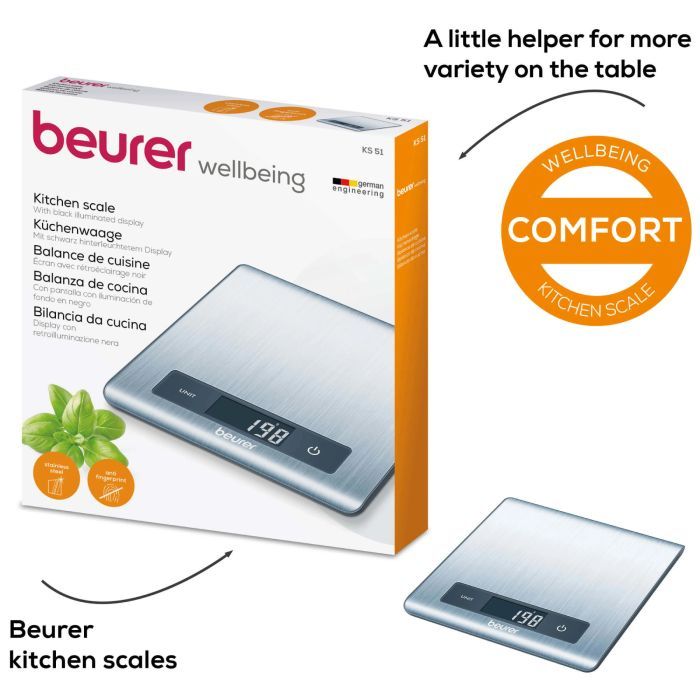 Весы кухонные Beurer KS 51 изображение 10