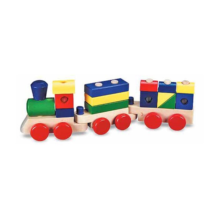 Развивающая игрушка Melissa&Doug Поезд из кубиков (MD572) изображение 2
