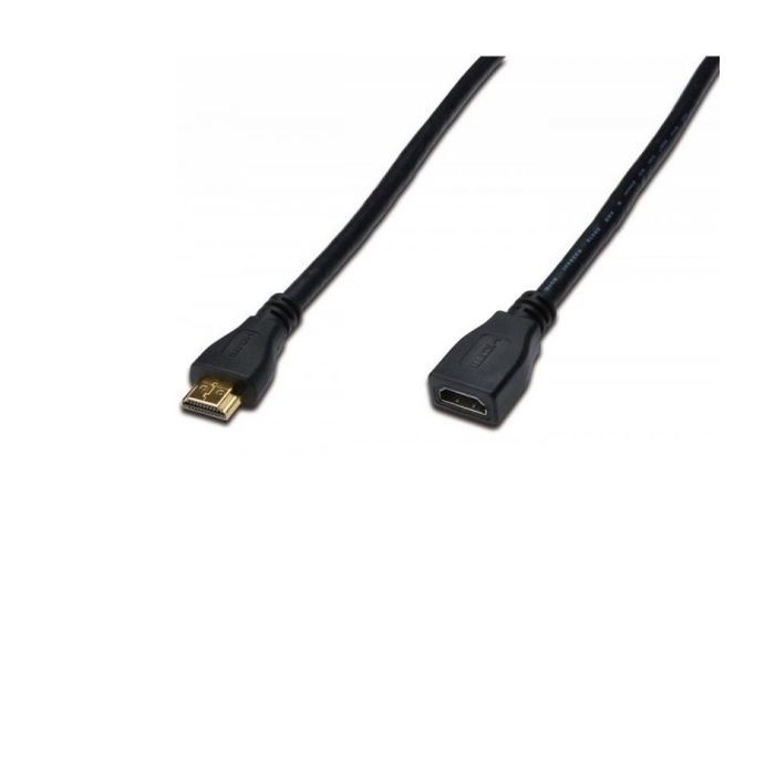 Кабель мультимедийный HDMI to HDMI 2.0m Digitus (AK-330201-020-S)
