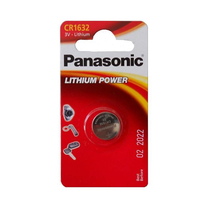 Батарейка Panasonic CR 1632 Lithium * 1 (CR-1632EL/1B)