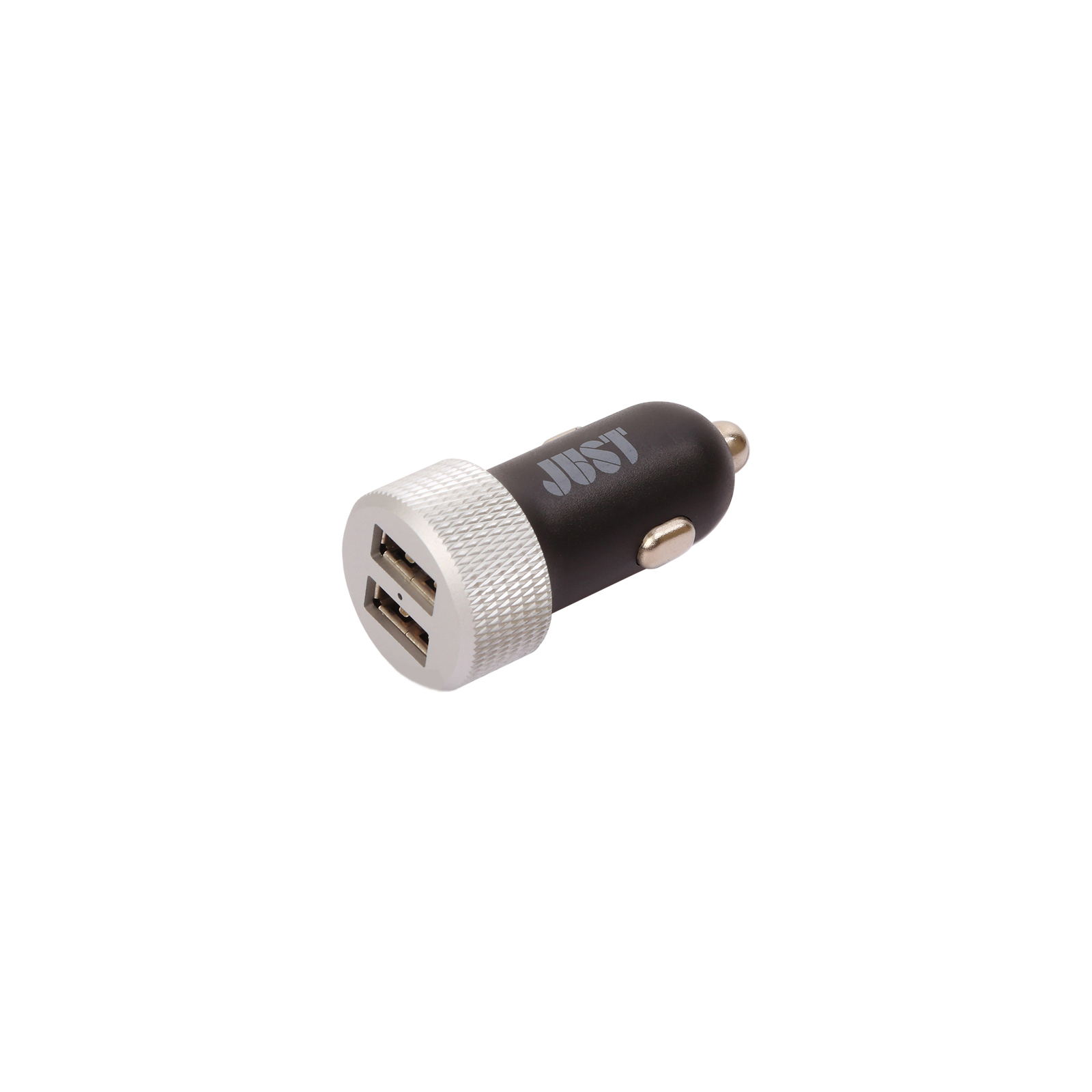 Зарядний пристрій Just Executive Dual USB Car Charger (4.8A/24W, 2*USB) (CCHRGR-XCTV-BLCK)
