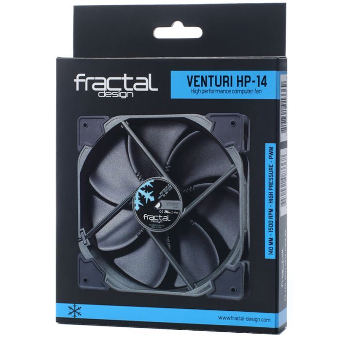 Кулер до корпусу Fractal Design Venturi HP-14 PWM (FD-FAN-VENT-HP14-PWM-BK) зображення 3
