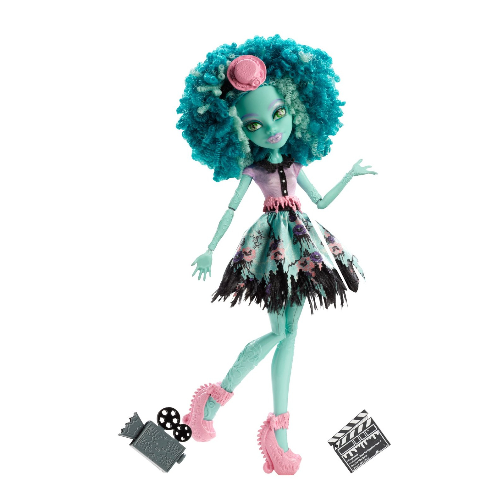 Кукла Monster High Хани Свомп из м/ф Страх, камера, мотор (BLX17-2) изображение 2