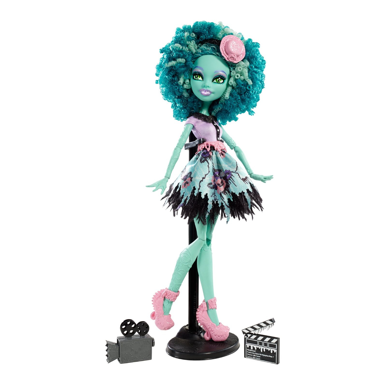 Кукла Monster High Хани Свомп из м/ф Страх, камера, мотор (BLX17-2)