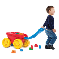 Конструктор Mega Bloks Тележка-каталка Собираем кубики (CNG23) изображение 4