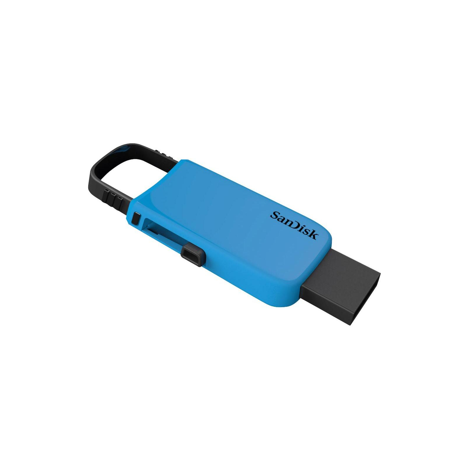 USB флеш накопичувач SanDisk 32GB Cruzer U Blue USB 2.0 (SDCZ59-032G-B35BZ) зображення 3