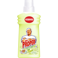 Средство для мытья пола Mr. Proper для полов и стен Бодрящий лайм и мята 500 мл (5413149819061)