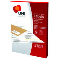 Этикетка самоклеящаяся UNI 830211