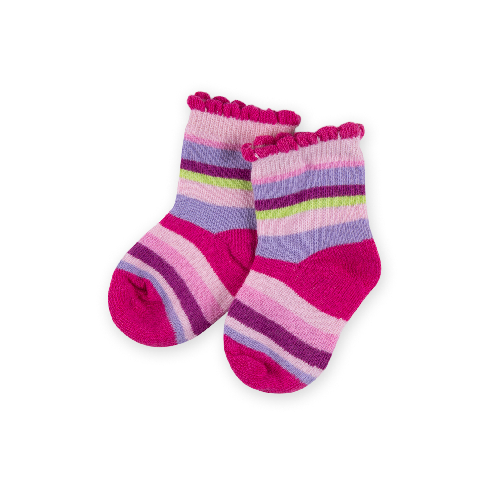 Шкарпетки дитячі Luvable Friends 3 пари кольорові, для дівчаток (23129.0-6 F) зображення 3