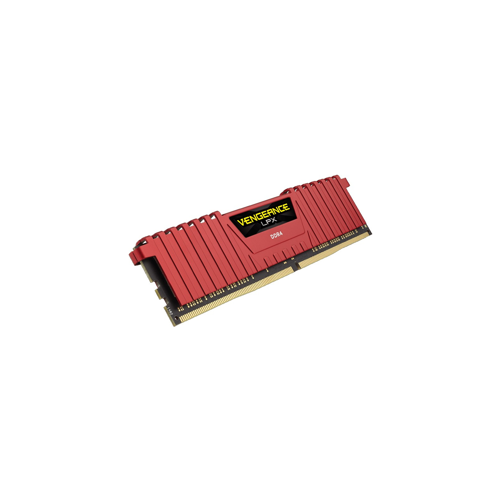 Модуль пам'яті для комп'ютера DDR4 4GB 2400 MHz Vengeance LPX Red Corsair (CMK4GX4M1A2400C14R) зображення 2