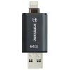 USB флеш накопитель Transcend 64GB JetDrive Go 300 Black USB 3.1 (TS64GJDG300K) изображение 4