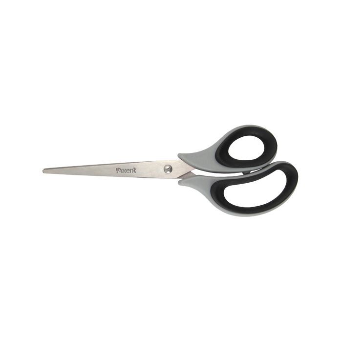 Ножницы Axent Duoton Soft, 21см, gray-black (6102-01-А)