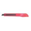 Нож канцелярский Buromax 9мм, transparent plastic, assorted colors, JOBMAX (BM.4631)