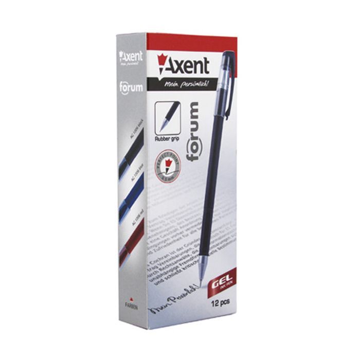 Ручка гелевая Axent Forum, red (AG1006-06-А) изображение 2