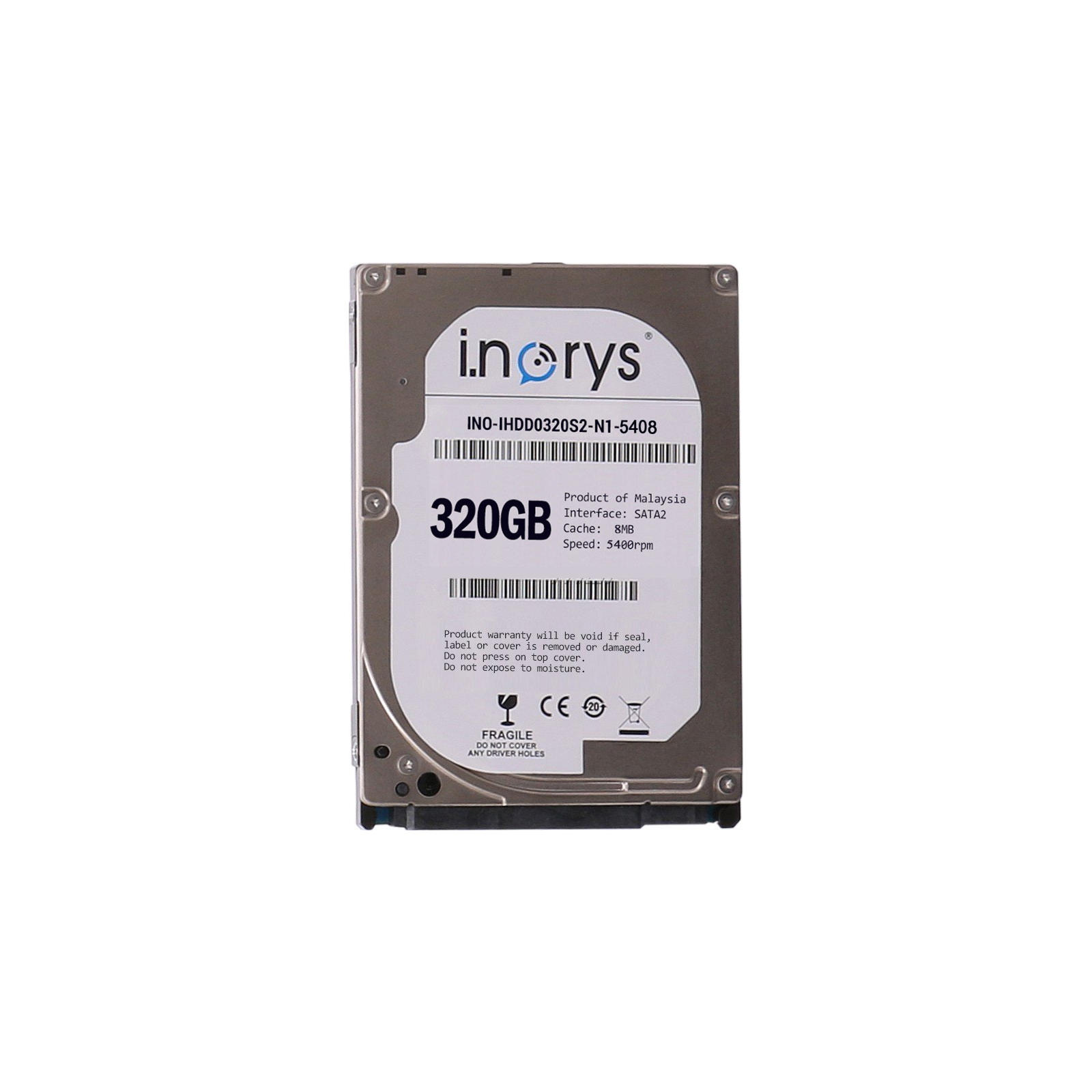 Жорсткий диск для ноутбука 2.5" 320Gb I.norys (INO-IHDD0320S2-N1-5408)