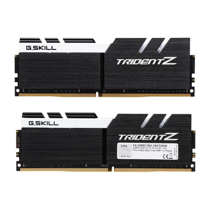Модуль памяти для компьютера DDR4 32GB (2x16GB) 3200 MHz Trident Z G.Skill (F4-3200C16D-32GTZKW) изображение 2