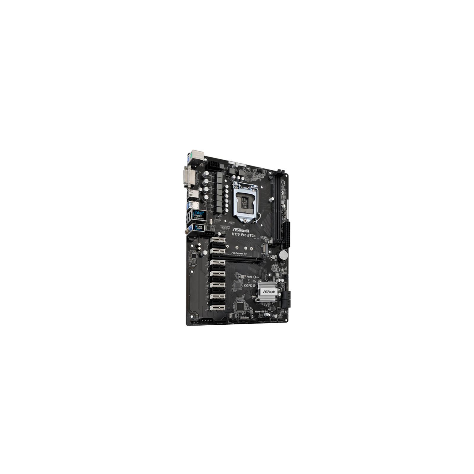 Материнская плата ASRock H110 PRO BTC+ цены в Киеве и Украине купить
