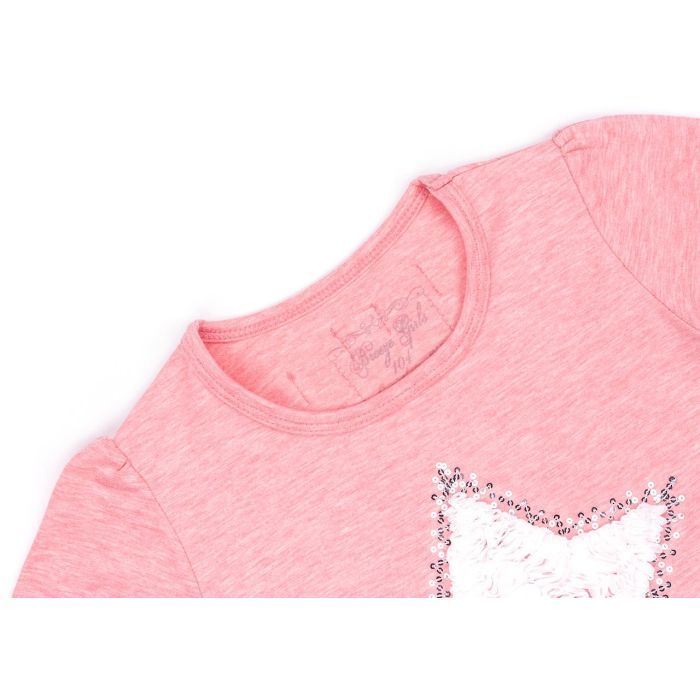 Кофта дитяча Breeze із зіркою і оборкою (10536-116G-pink) зображення 3