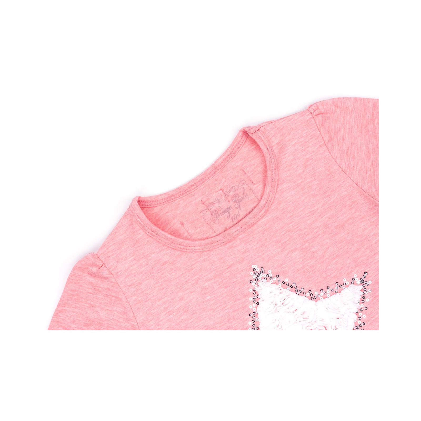 Кофта Breeze со звездой и оборкой (10536-128G-pink) изображение 3