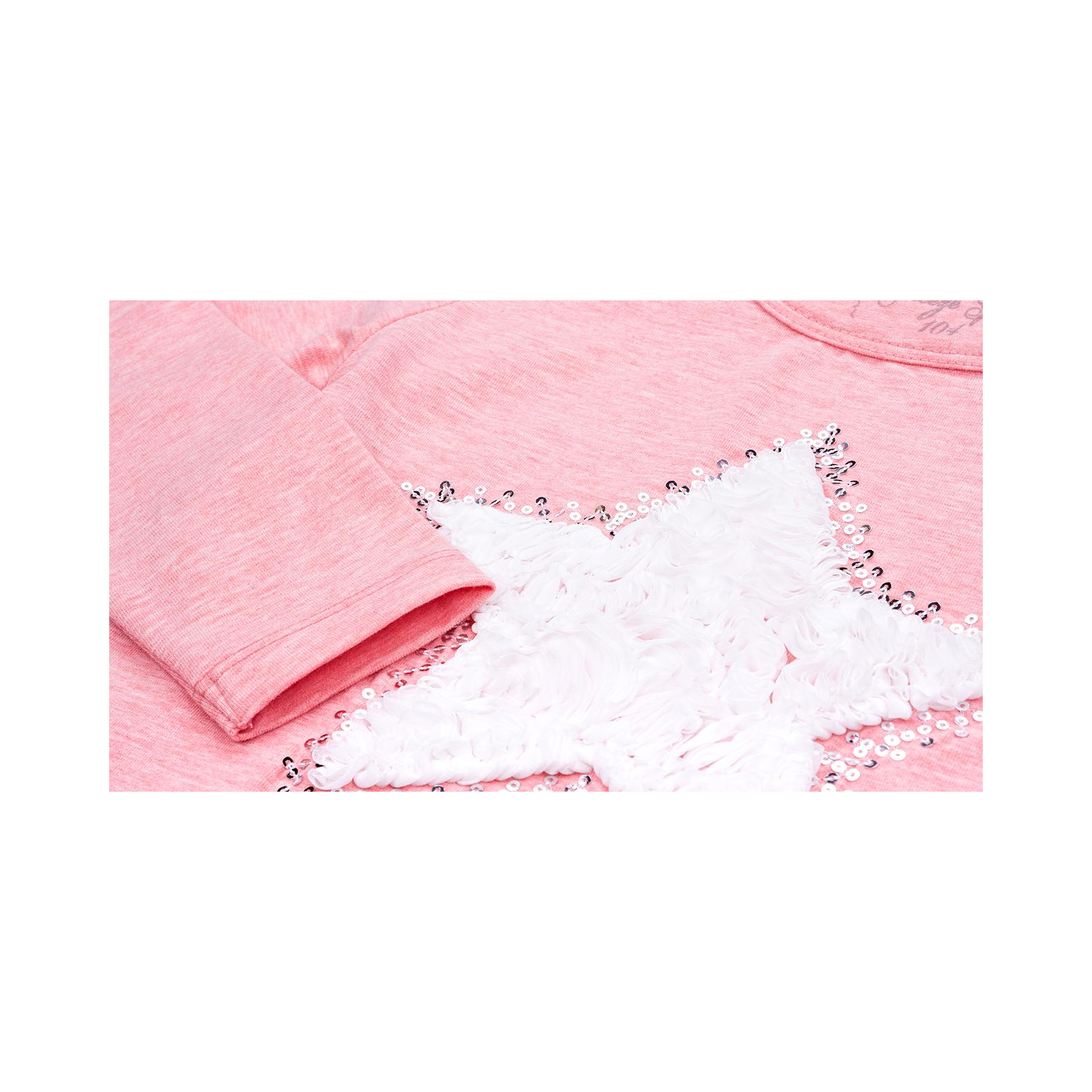 Кофта Breeze со звездой и оборкой (10536-110G-pink) изображение 5