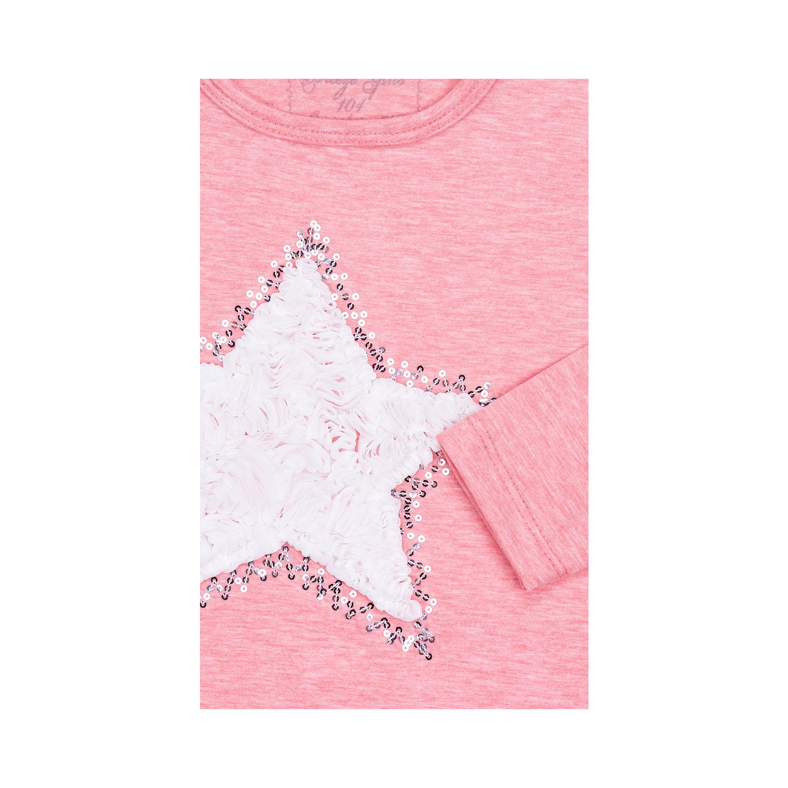 Кофта Breeze із зіркою і оборкою (10536-116G-pink) зображення 6